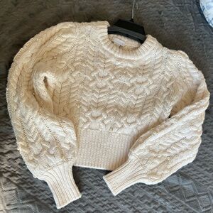 House of Harlow pearl sweater